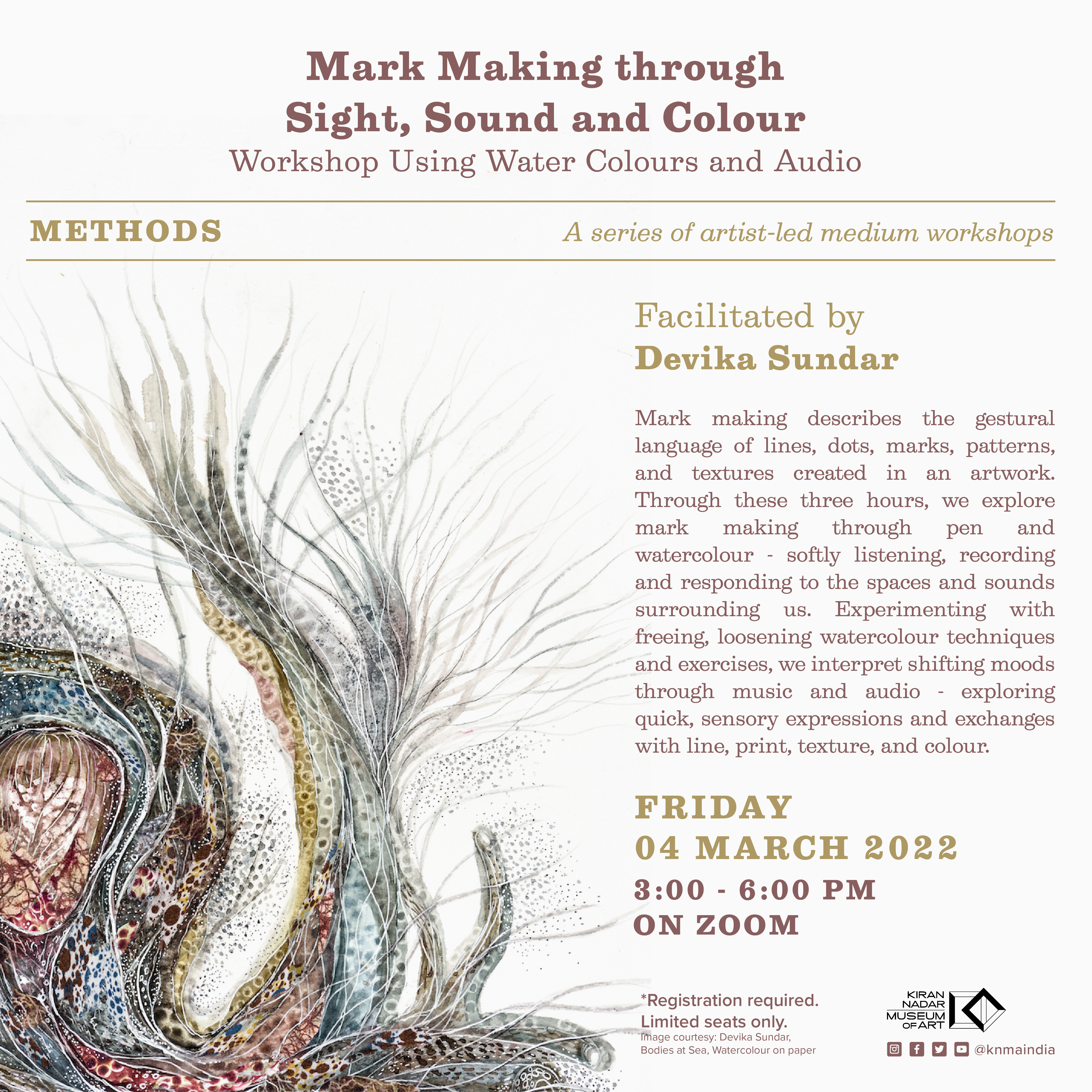 Mark Making through Sight, Sound and Colour 